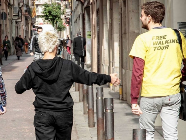 Caminando por las calles de Barcelona